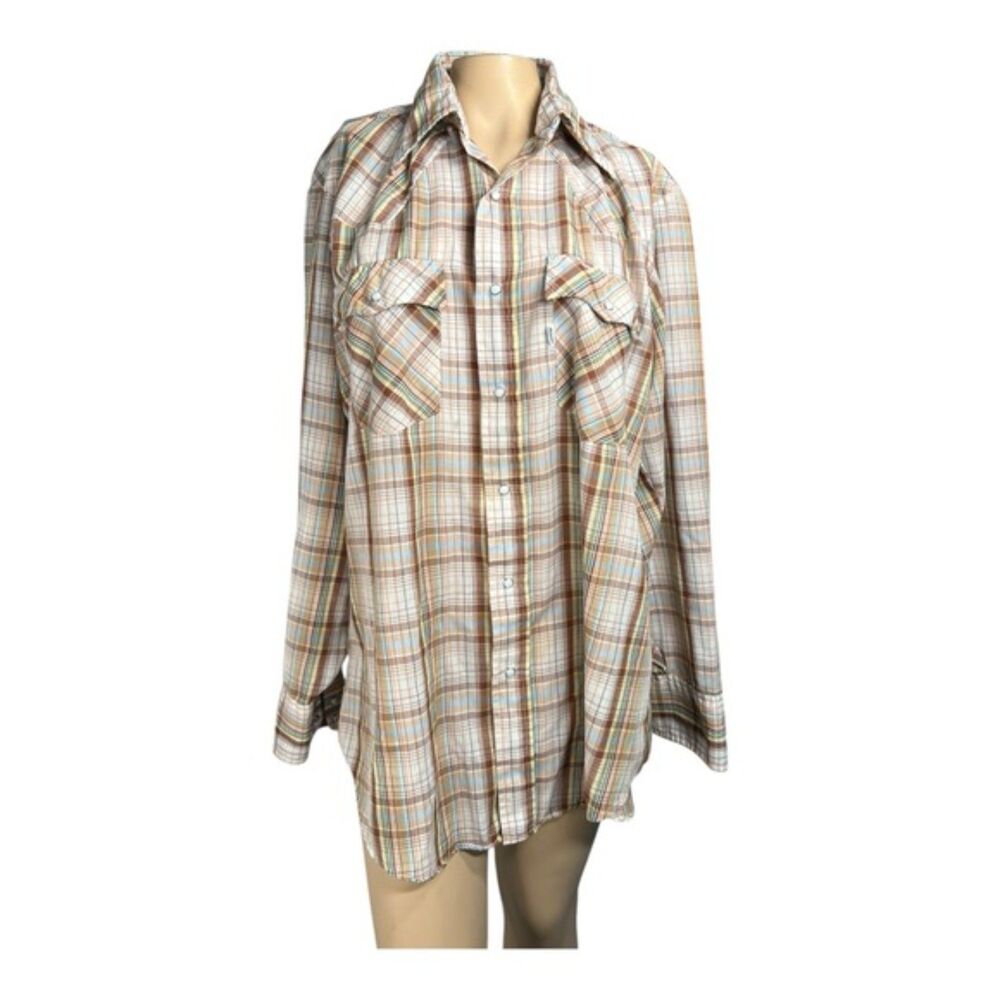 Levi's Strauss & Co. Vintage Western Plaid Shirt – Size Large